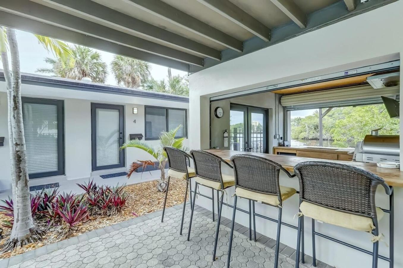 Waterfront Apartment Private Patio Pool Fort Lauderdale Luaran gambar