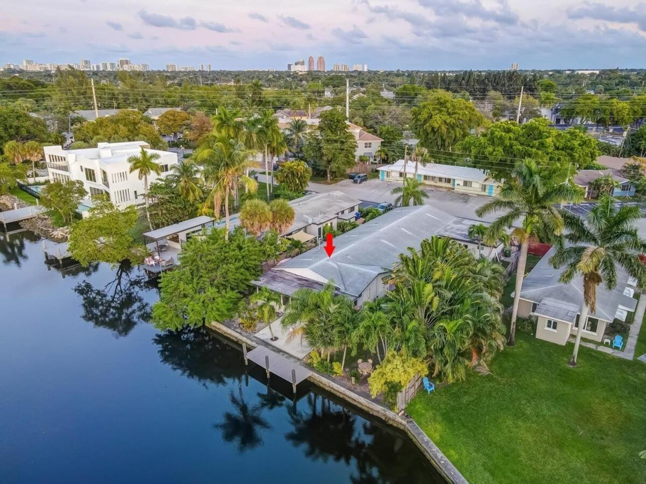 Waterfront Apartment Private Patio Pool Fort Lauderdale Luaran gambar