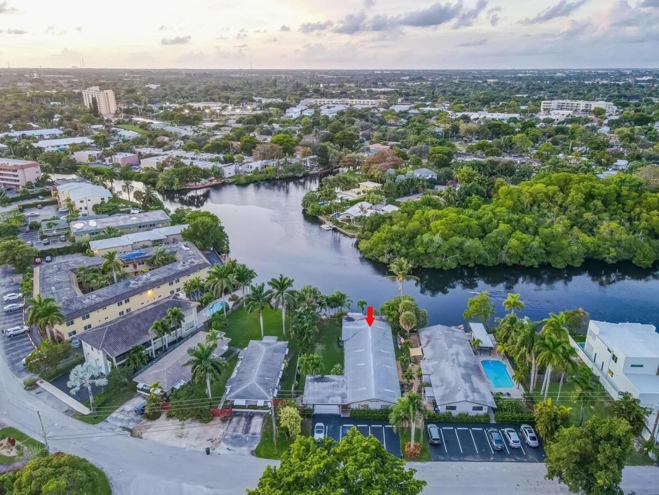 Waterfront Apartment Private Patio Pool Fort Lauderdale Luaran gambar