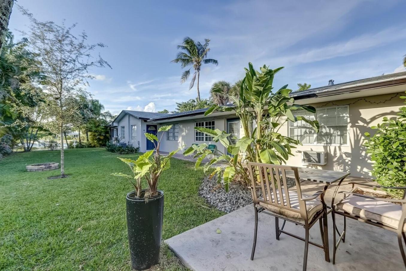 Waterfront Apartment Private Patio Pool Fort Lauderdale Luaran gambar